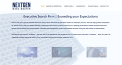 Desktop Screenshot of nextgenexecsearch.com