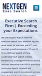 Mobile Screenshot of nextgenexecsearch.com